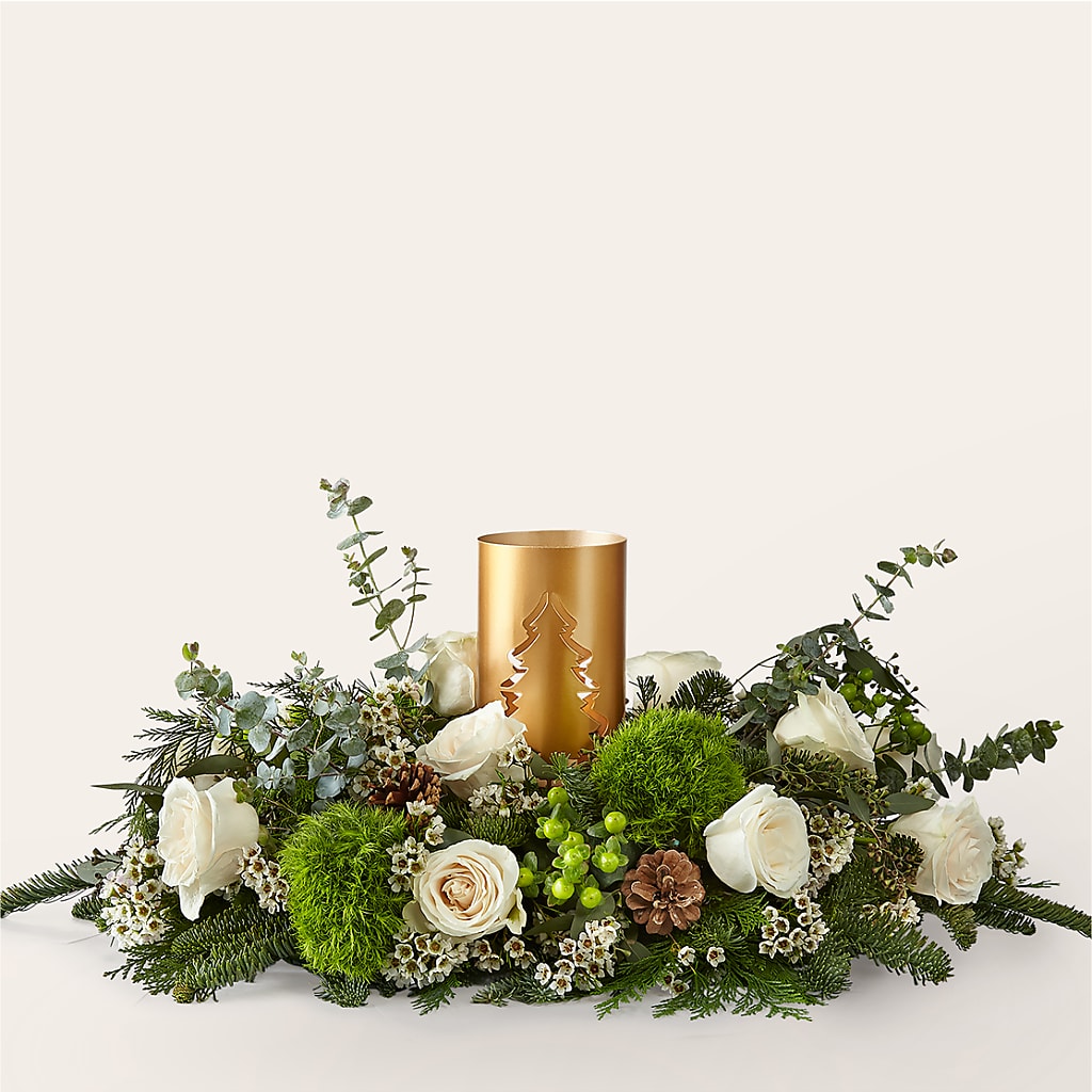 Chestnuts Roasting Centerpiece – The Owls Nest Florist, York SC
