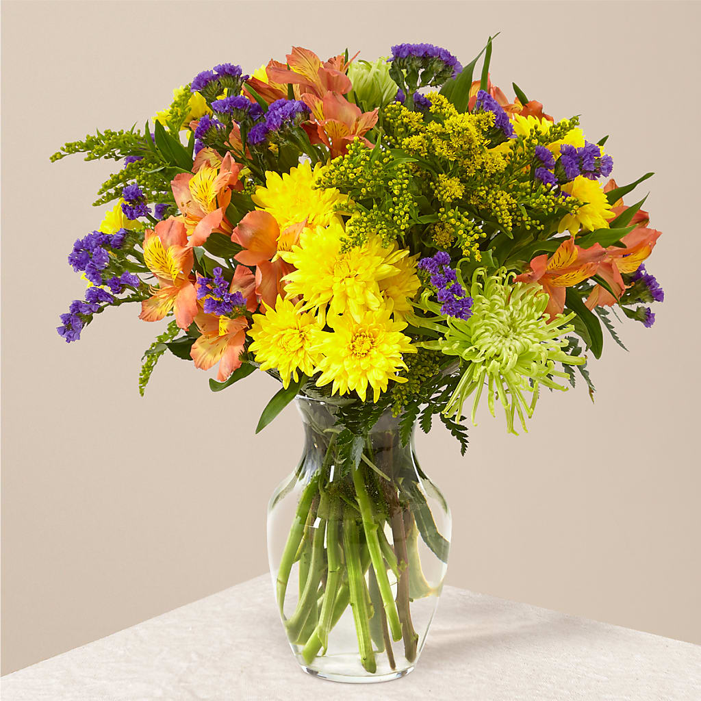 Marmalade Skies Bouquet – The Owls Nest Florist, York SC