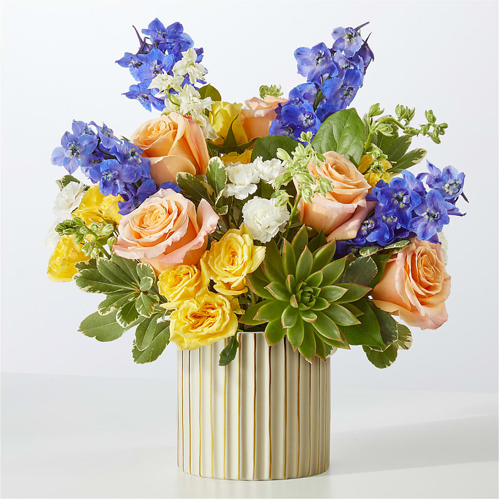 Cobalt Reverie Bouquet – The Owls Nest Florist, York SC