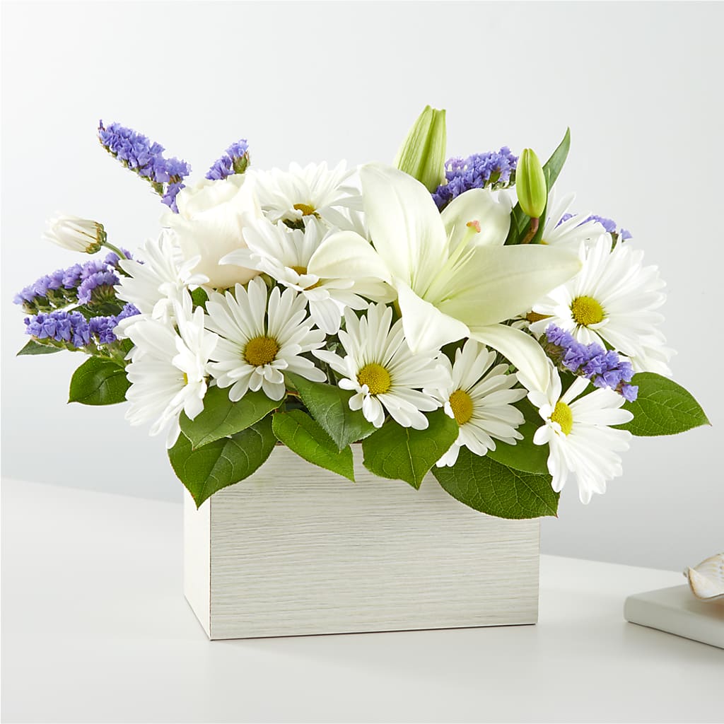 Beyond Blue Box Bouquet – The Owls Nest Florist, York SC