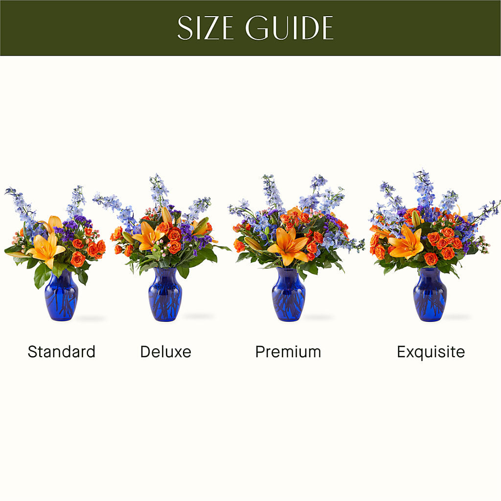 Radiant Citrus Bouquet – The Owls Nest Florist, York SC