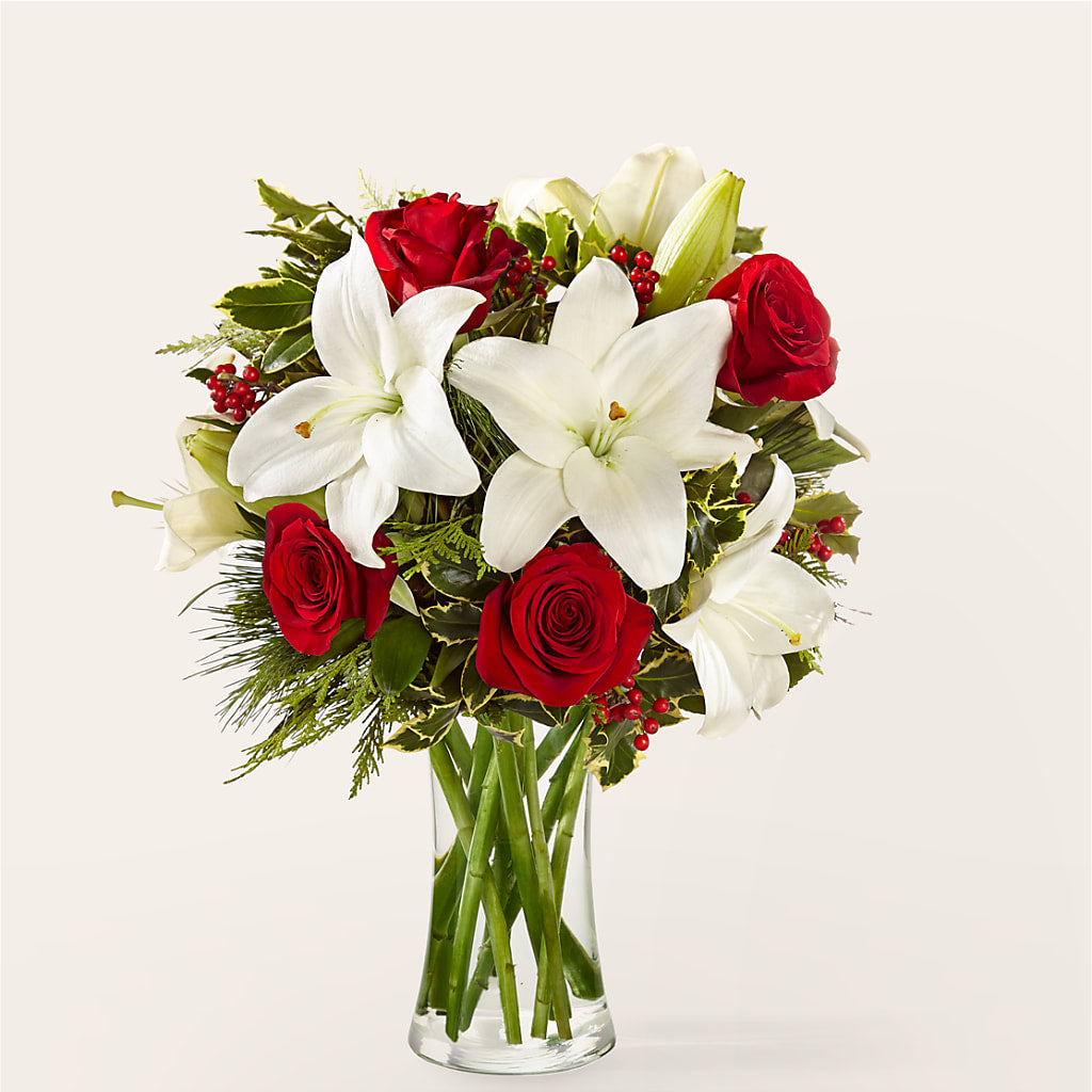 Sparkling Snowflakes Bouquet – The Owls Nest Florist, York SC