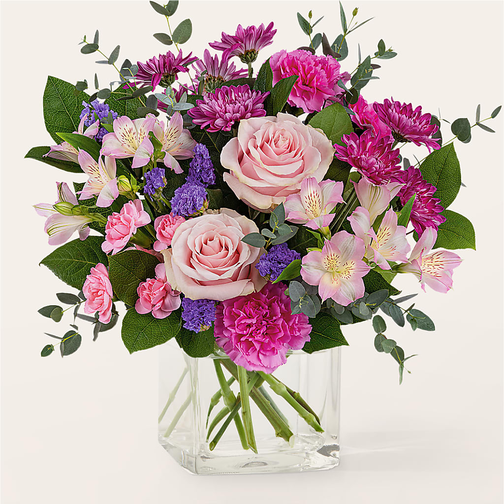 Rosy Radiance Bouquet – The Owls Nest Florist, York SC