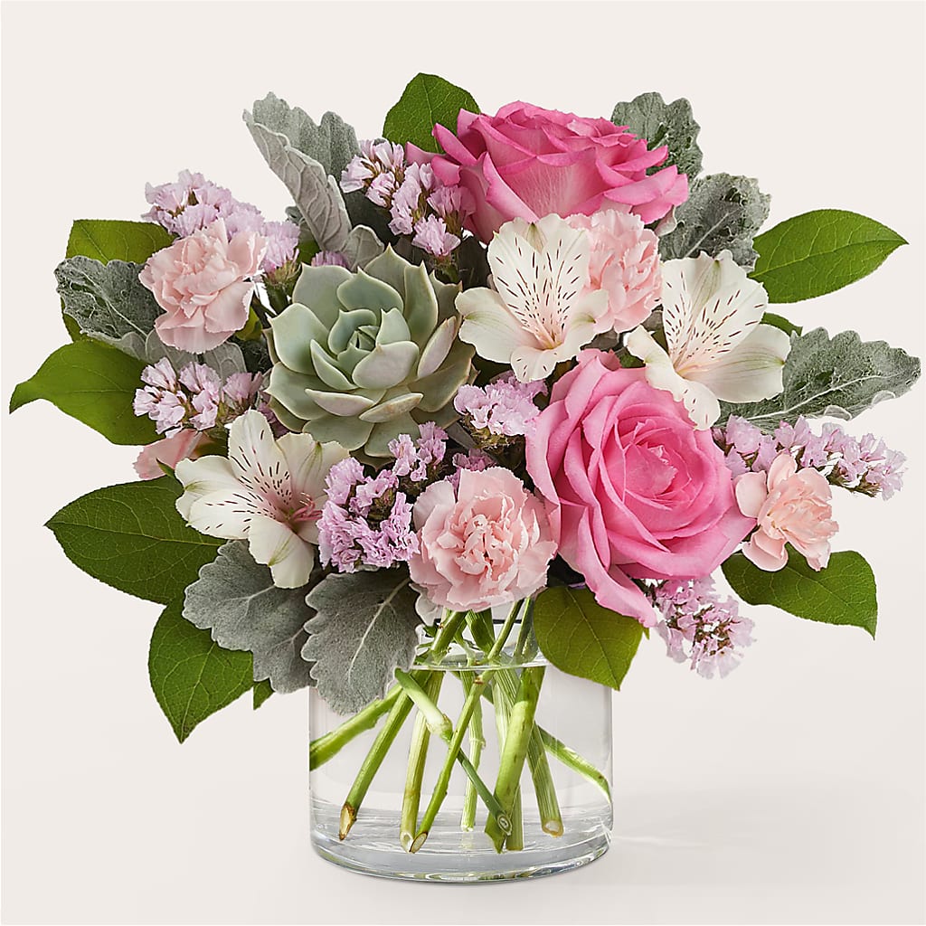 Dusty Rose Bouquet – The Owls Nest Florist, York SC
