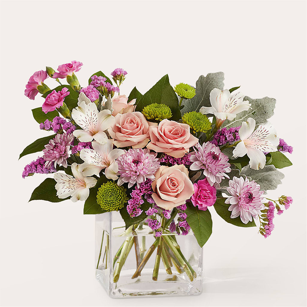 Pink Suede Bouquet – The Owls Nest Florist, York SC