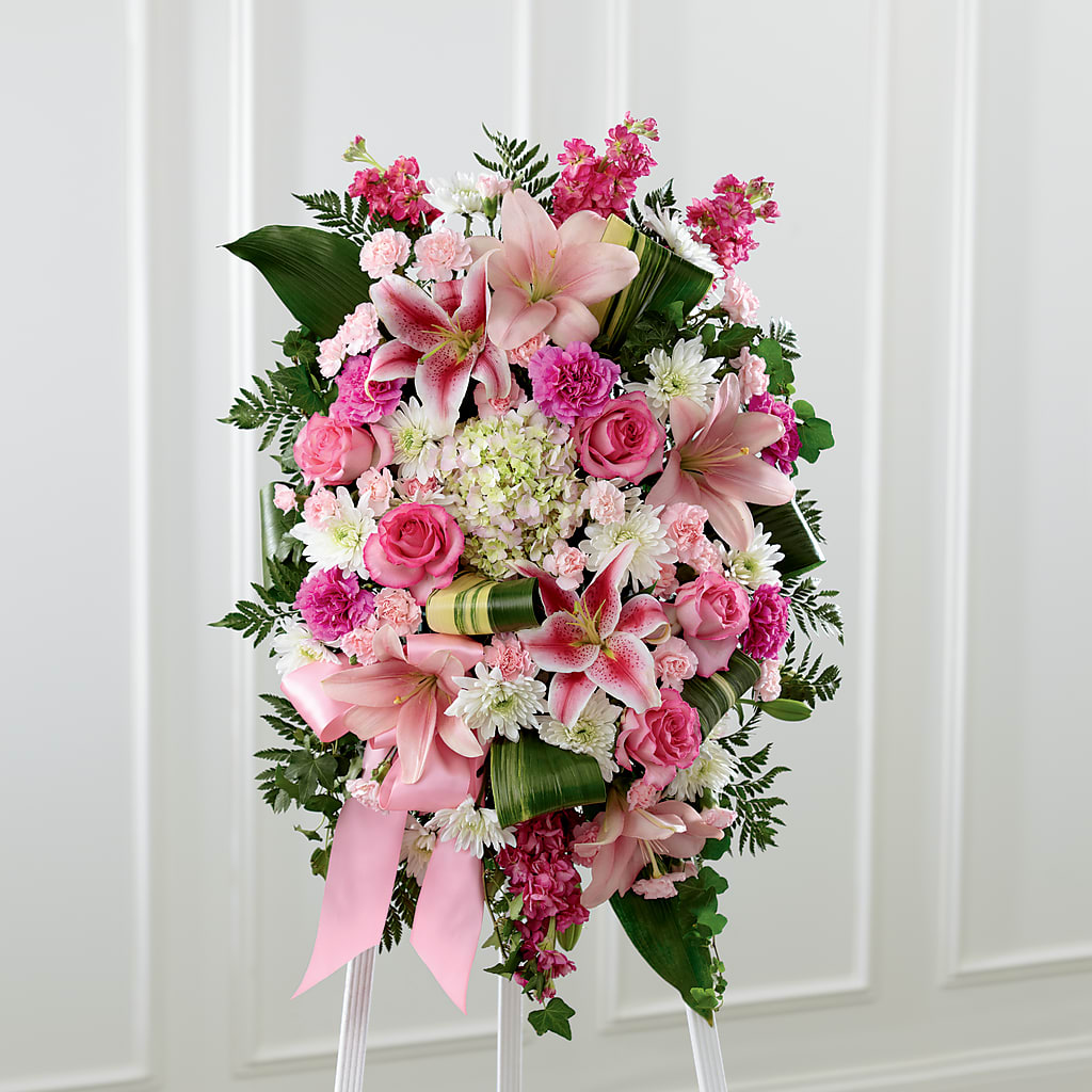 Comforting Standing Spray – The Owls Nest Florist, York SC