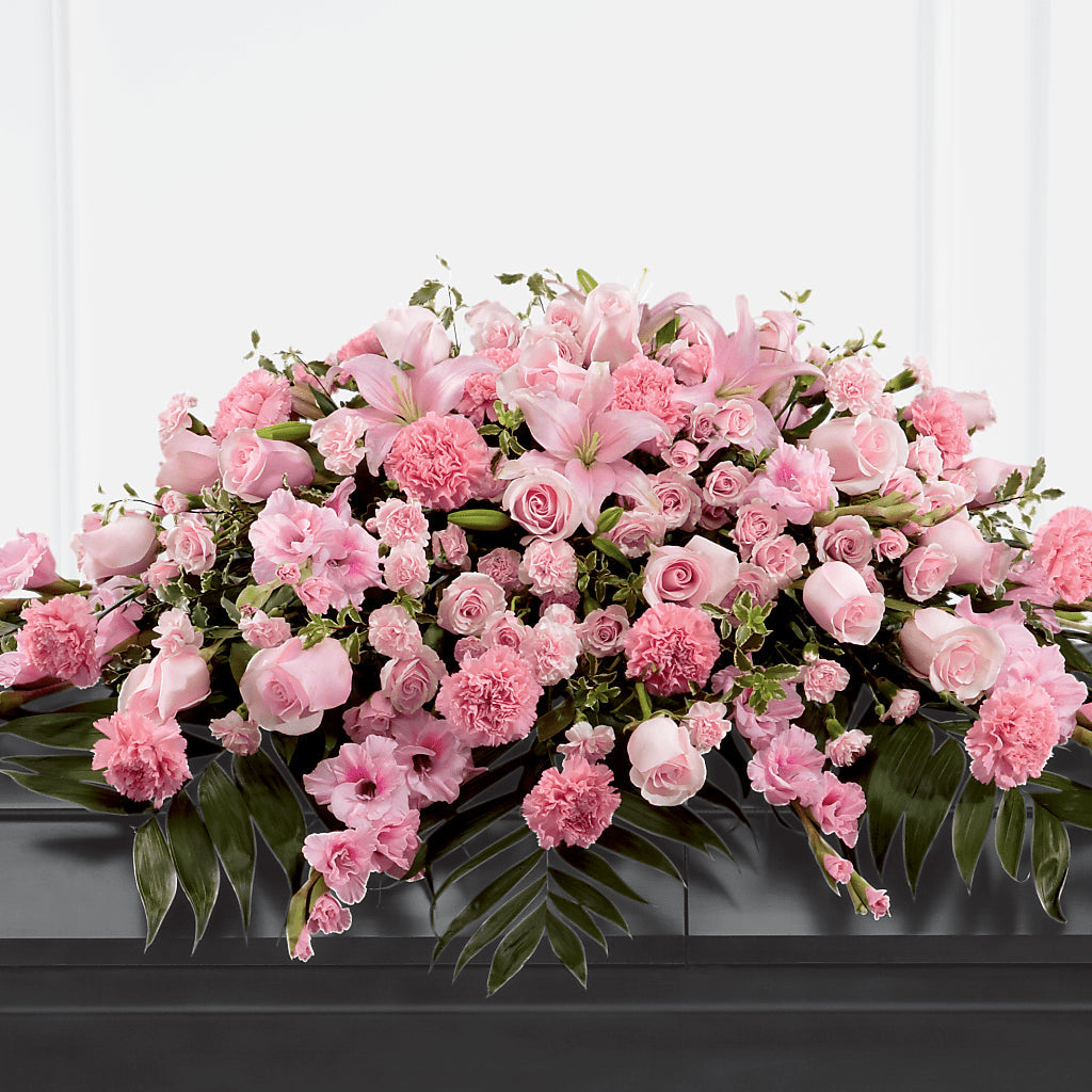 Garden of Comfort Casket Spray (Standard) – The Owls Nest Florist, York SC