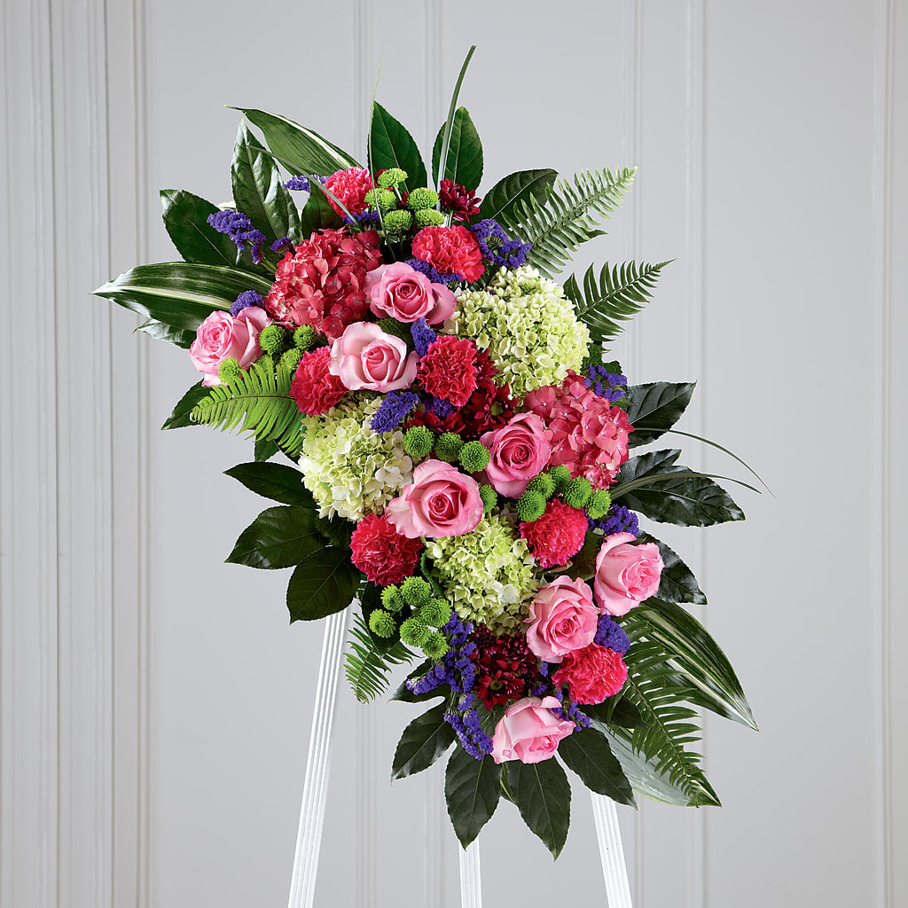 Refreshing Mix Standing Spray – The Owls Nest Florist, York SC