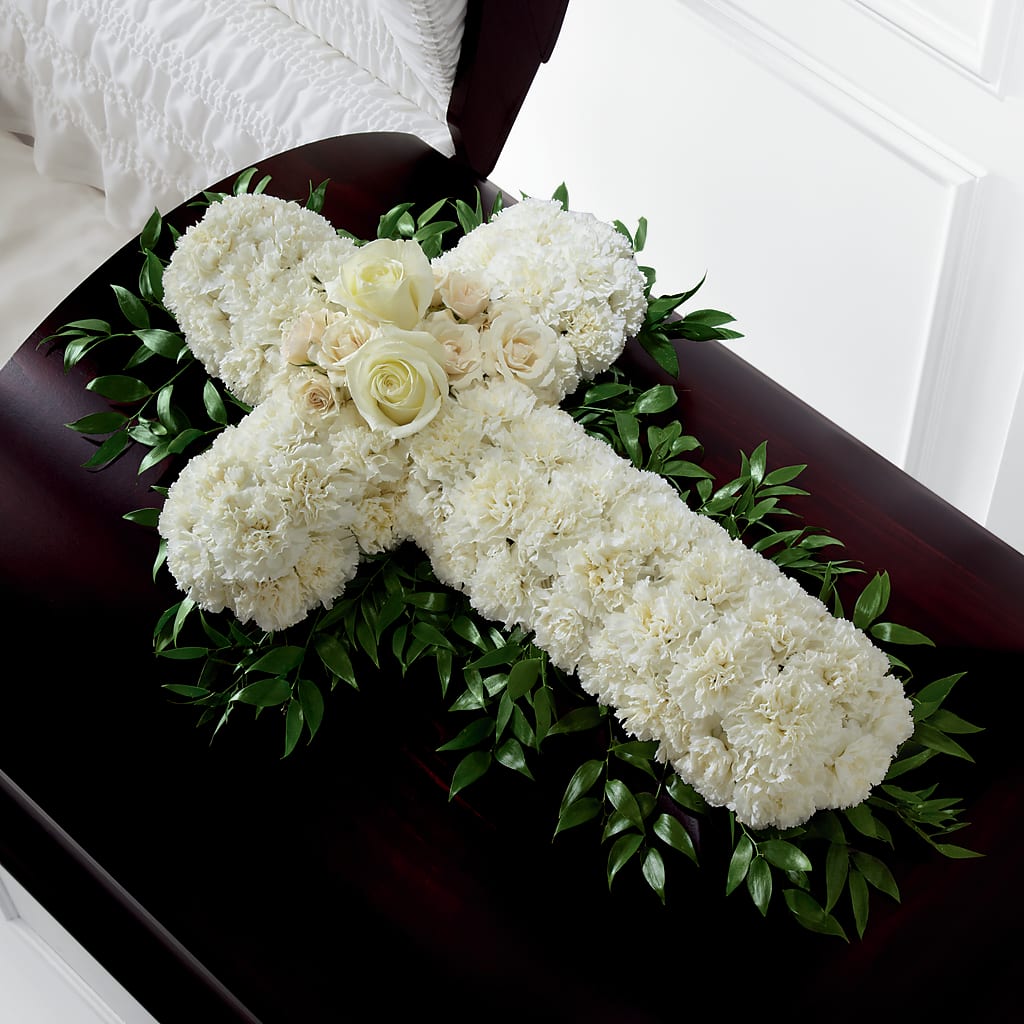 Peaceful Memories Casket Spray (Standard) – The Owls Nest Florist, York SC