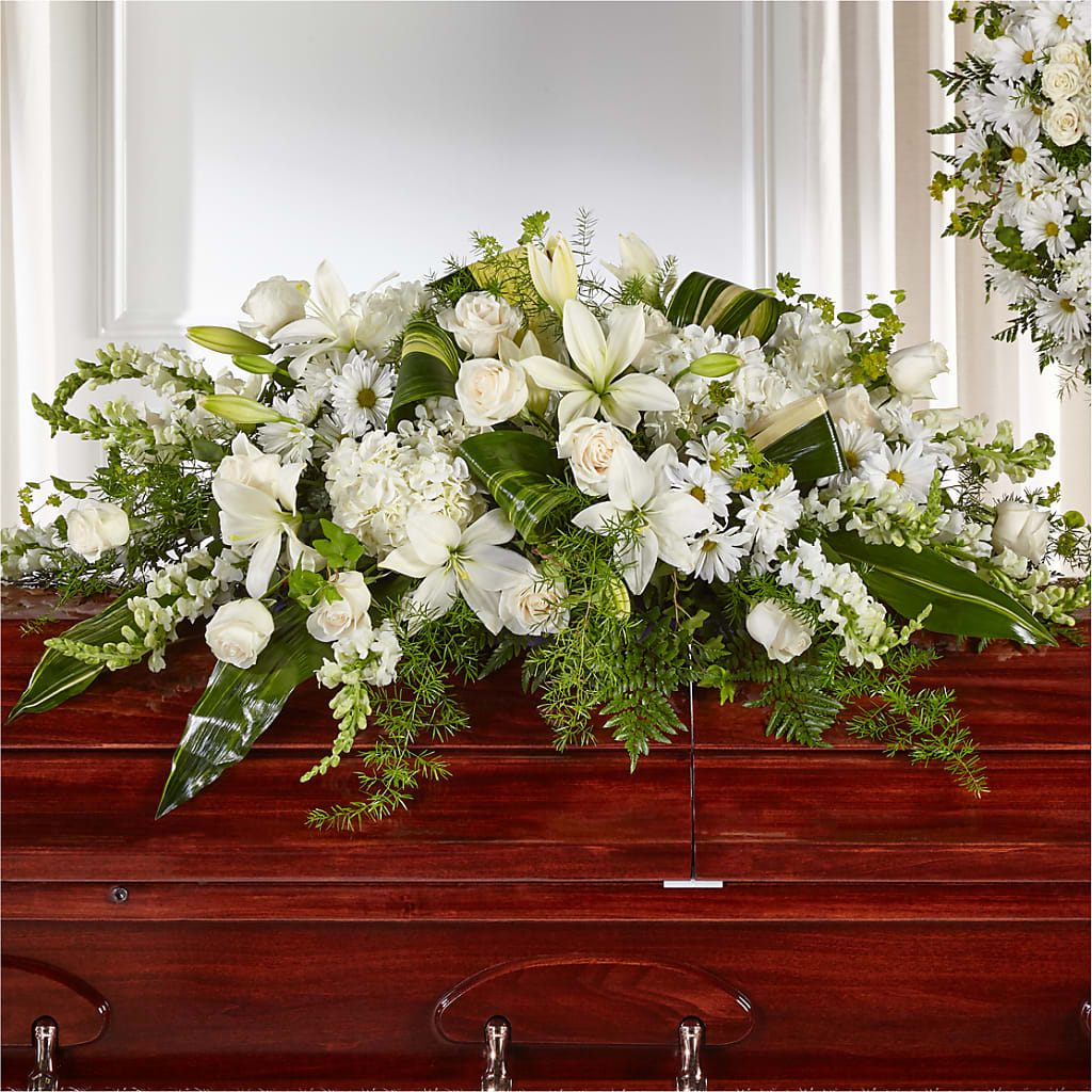 Abundance Casket Spray – The Owls Nest Florist, York SC