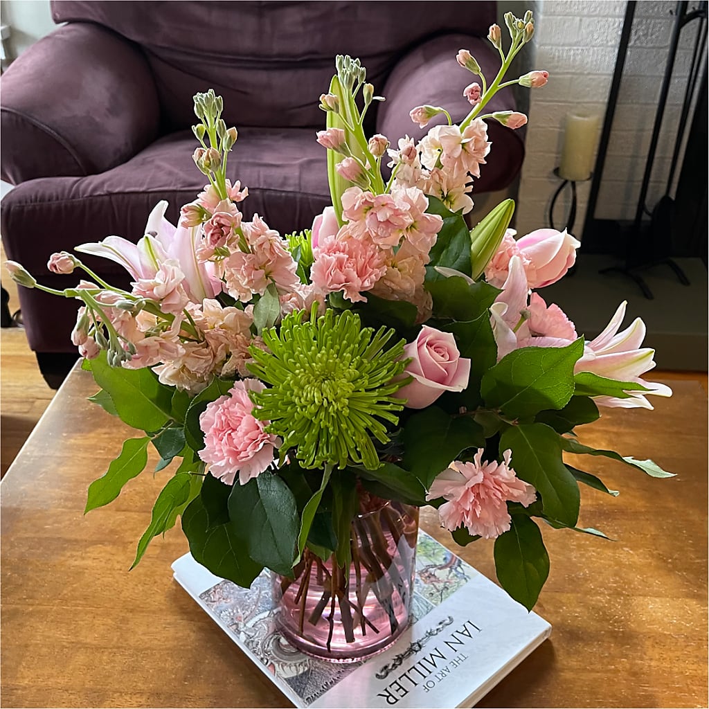 Pretty in Pink Bouquet – The Owls Nest Florist, York SC