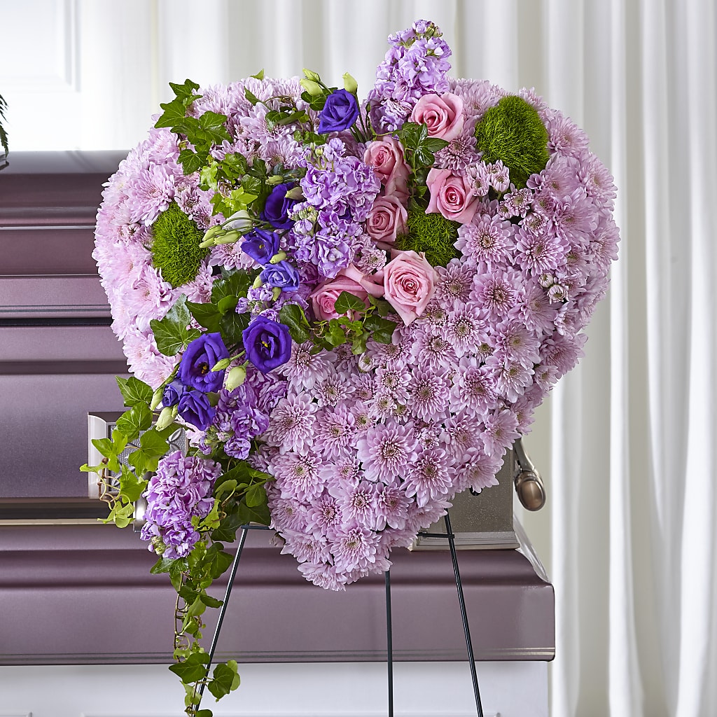 Treasured Love Standing Heart – The Owls Nest Florist, York SC
