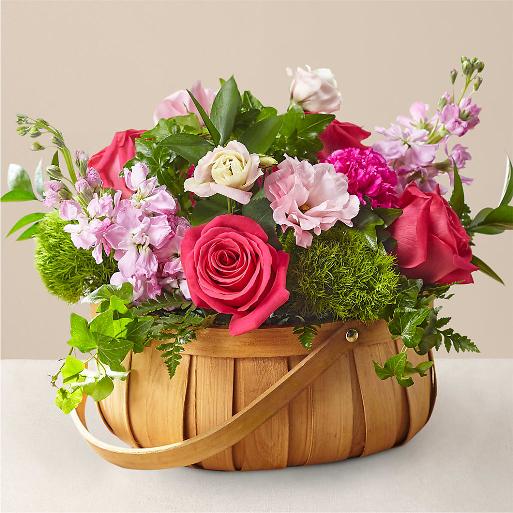 Radiance in Bloom Basket – The Owls Nest Florist, York SC