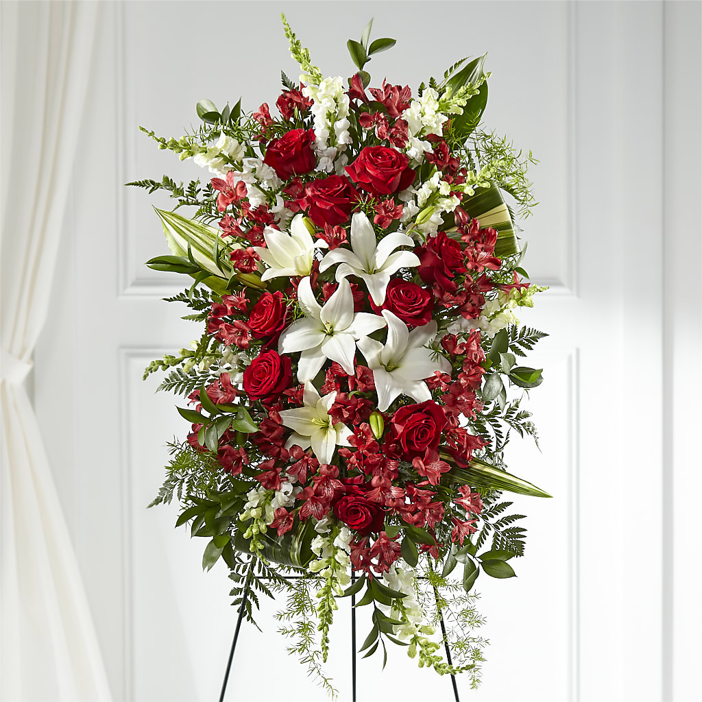 Everlasting Memory Standing Spray – The Owls Nest Florist, York SC