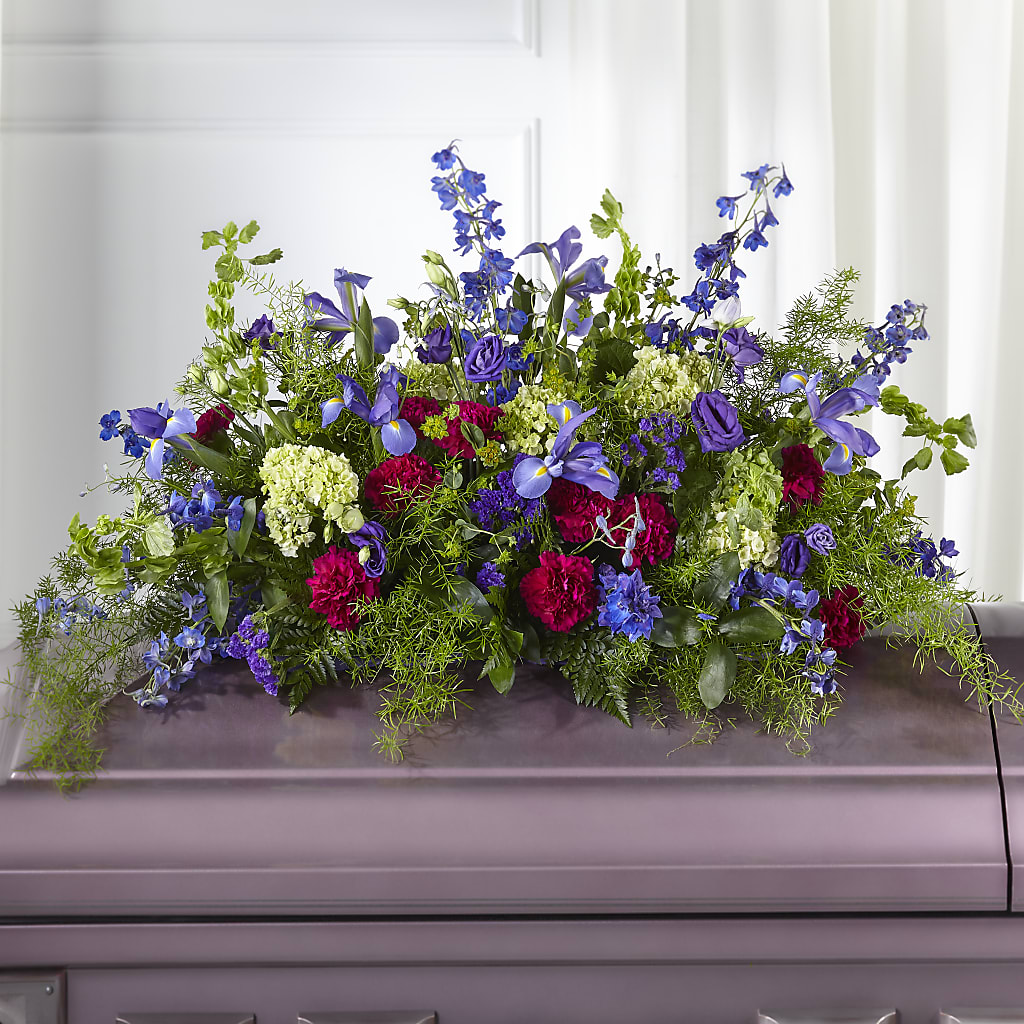 Always Treasured Casket Spray – The Owls Nest Florist, York SC