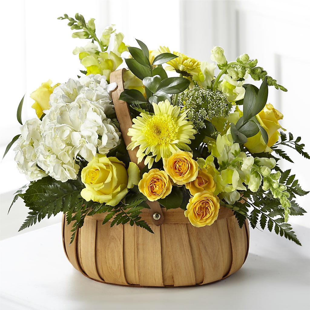 Rustic Remembrance Basket – The Owls Nest Florist, York SC