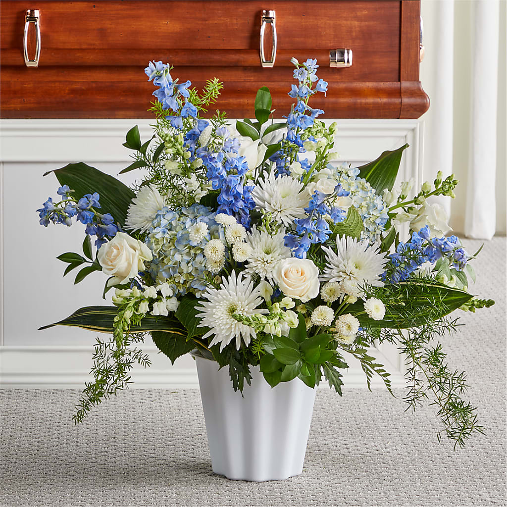 Everlasting Memories Floor Basket – The Owls Nest Florist, York SC