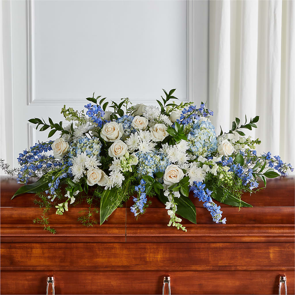 Timeless Essence Casket Spray – The Owls Nest Florist, York SC