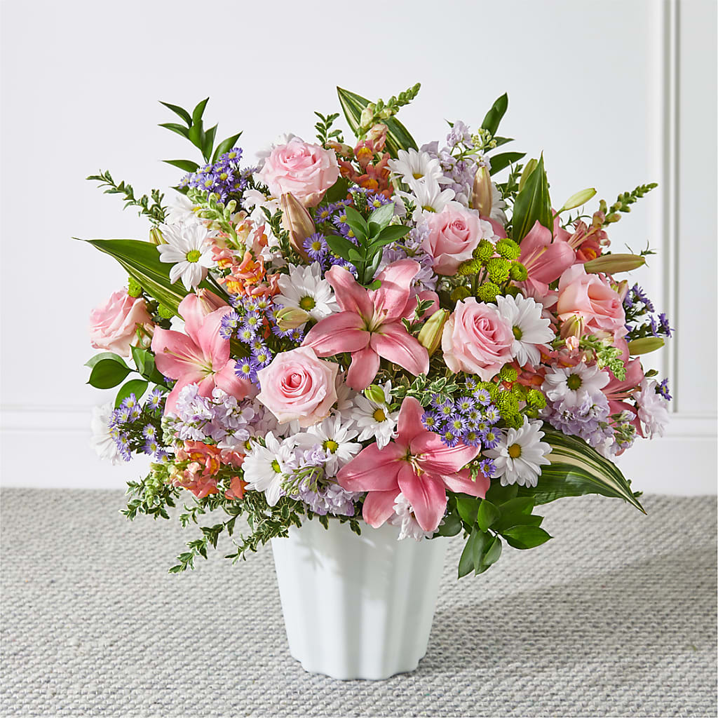 Abundant Compassion Floor Basket – The Owls Nest Florist, York SC