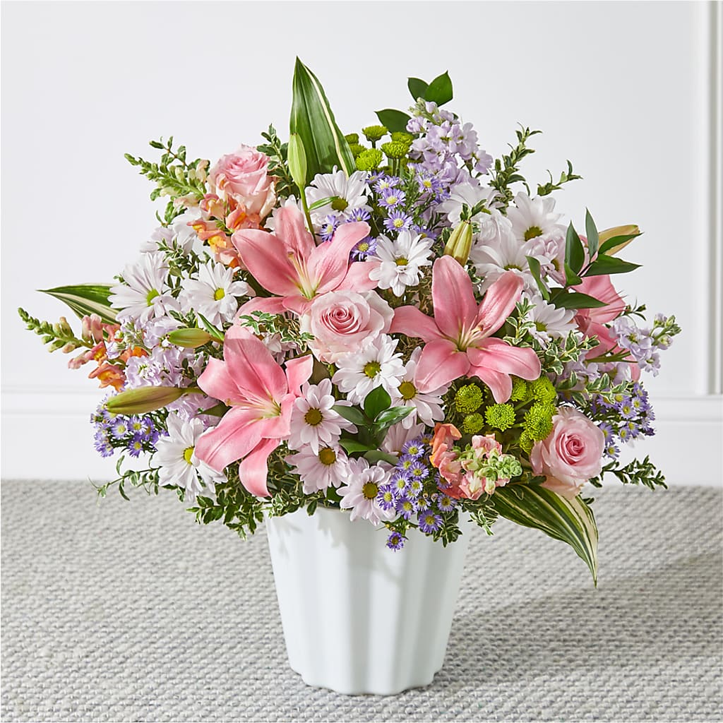 Abundant Compassion Floor Basket – The Owls Nest Florist, York SC
