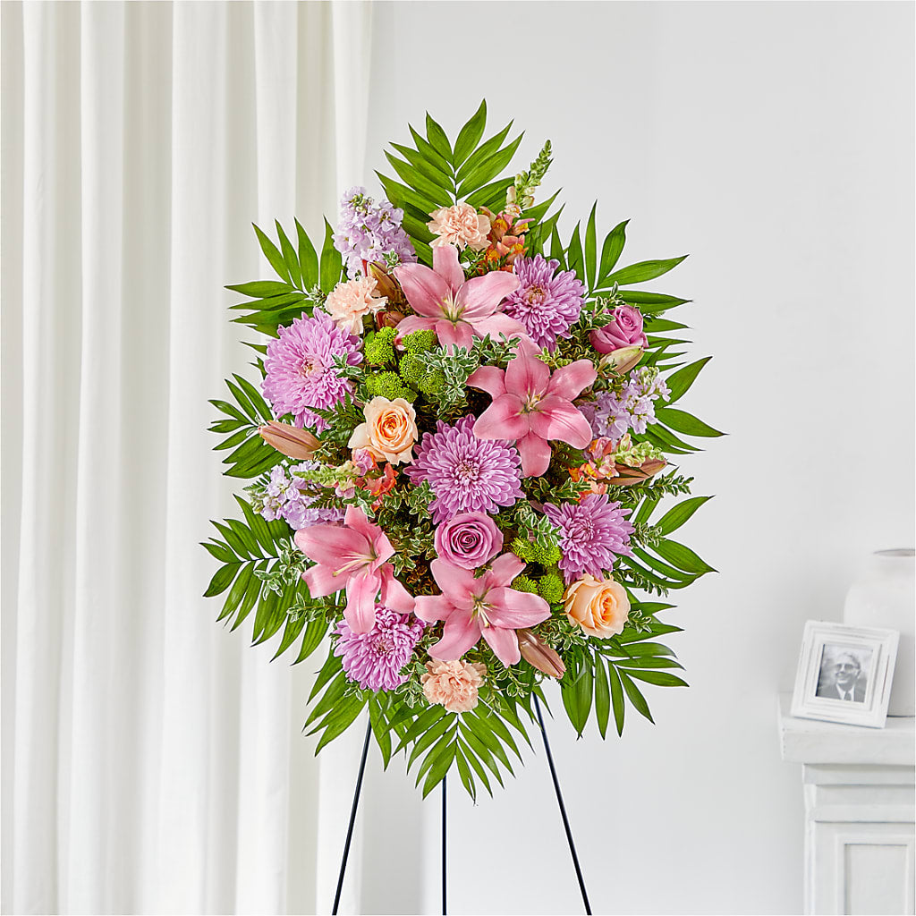 Love & Light Standing Spray – The Owls Nest Florist, York SC