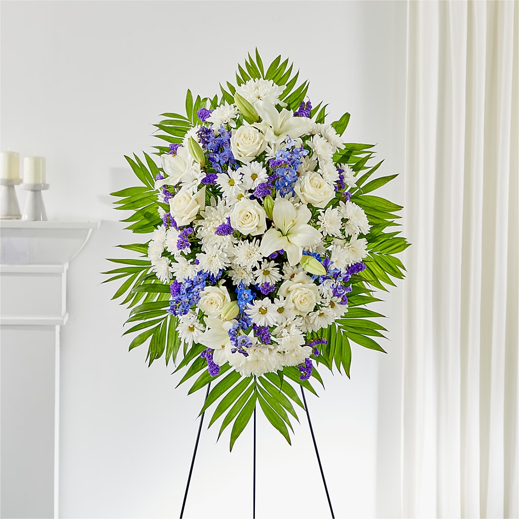 At Rest Standing Spray – The Owls Nest Florist, York SC