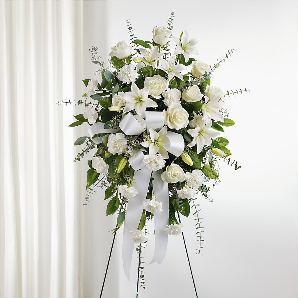 With Care Standing Spray – The Owls Nest Florist, York SC