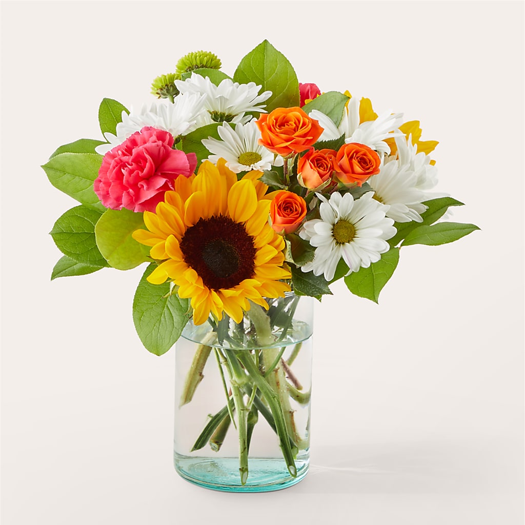 Sun-drenched Blooms Bouquet – The Owls Nest Florist, York SC