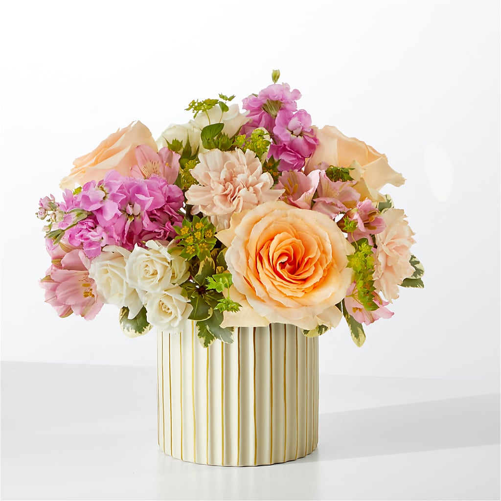 Paradise Bouquet with Ivory Vase – The Owls Nest Florist, York SC