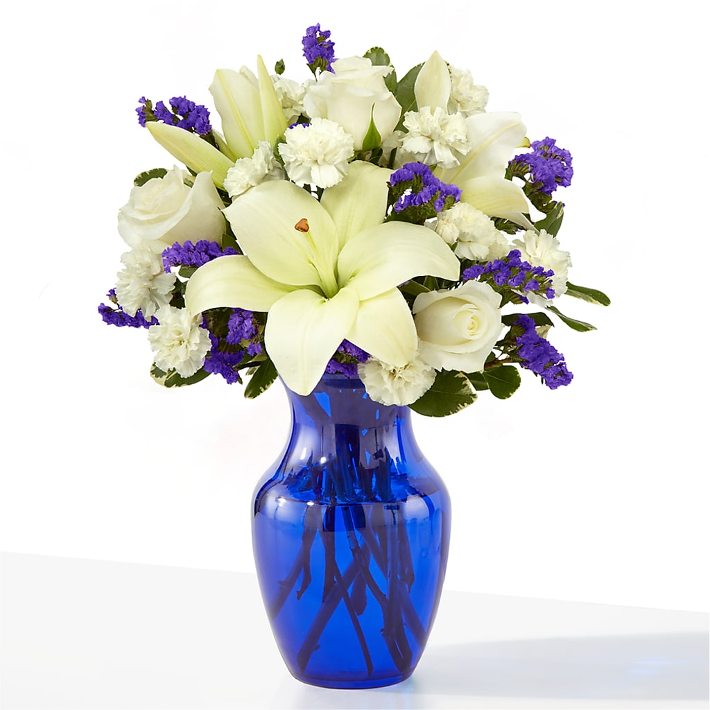 Sapphire Rush Bouquet – The Owls Nest Florist, York SC