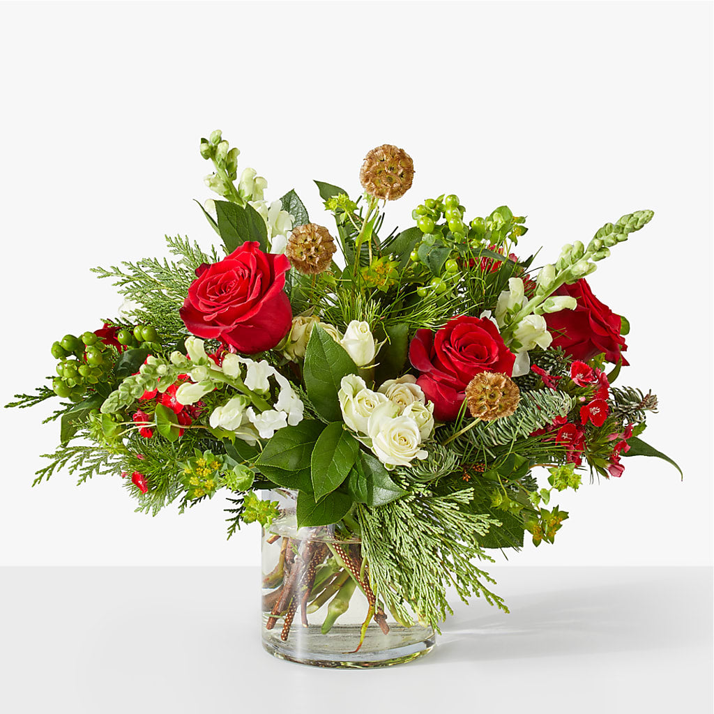 Deck the Halls Bouquet – The Owls Nest Florist, York SC