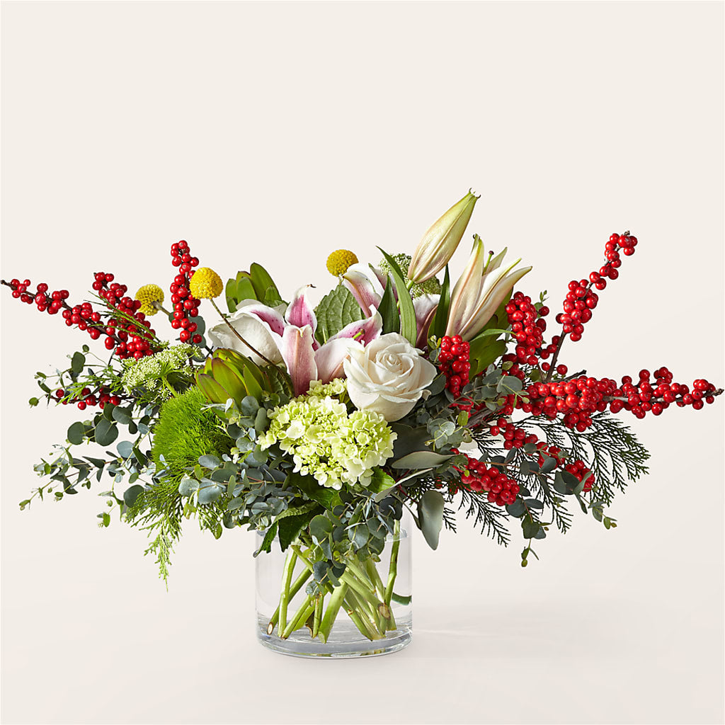 Berry & Bright Bouquet – The Owls Nest Florist, York SC