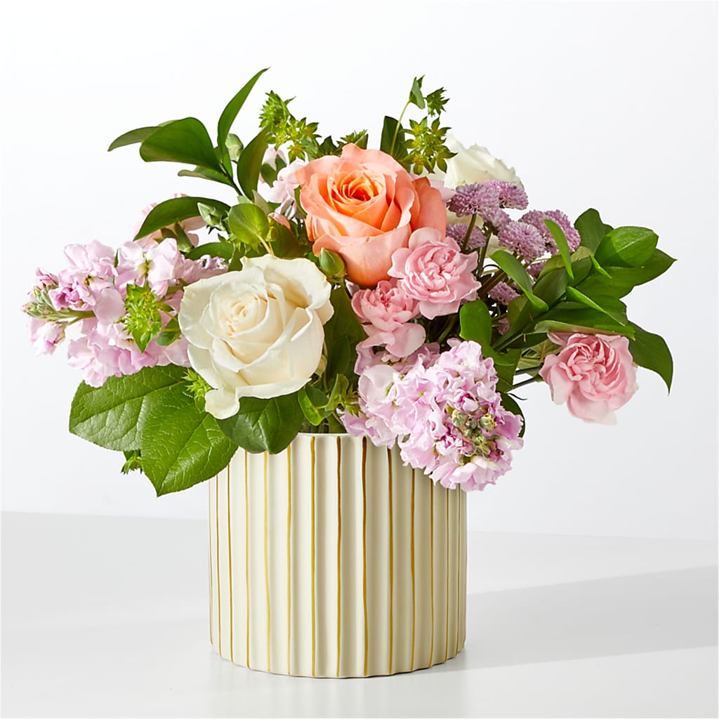 French Market Bouquet with Ivory Vase – The Owls Nest Florist, York SC