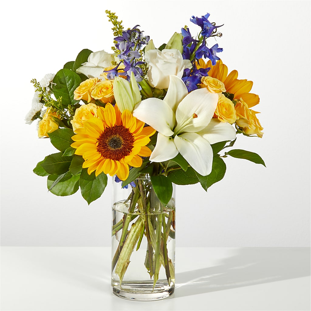 Wonderfully Sunny Bouquet – The Owls Nest Florist, York SC