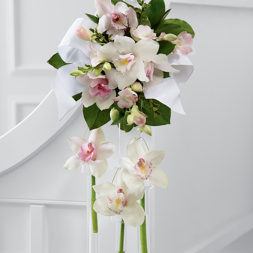 Perfect Entrance Pew Arrangement – The Owls Nest Florist, York SC