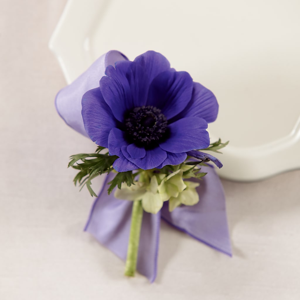Purple Passion Boutonniere – The Owls Nest Florist, York SC