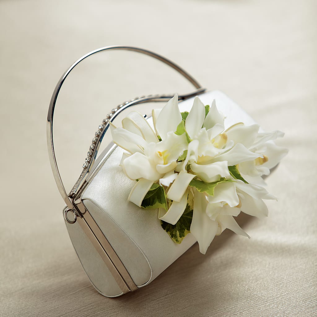 White Purse Decor – The Owls Nest Florist, York SC