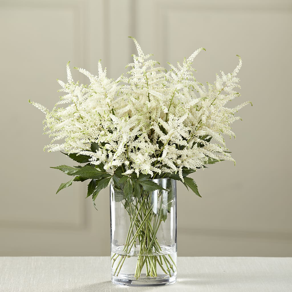 White Astilbe Bouquet – The Owls Nest Florist, York SC