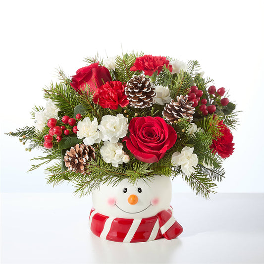 Jolly Snowman Bouquet –  The Owls Nest Florist, York SC