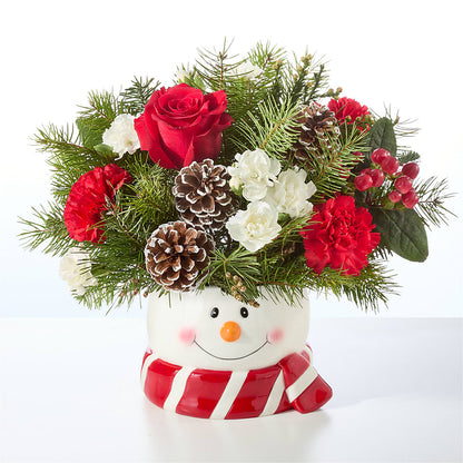 Jolly Snowman Bouquet –  The Owls Nest Florist, York SC