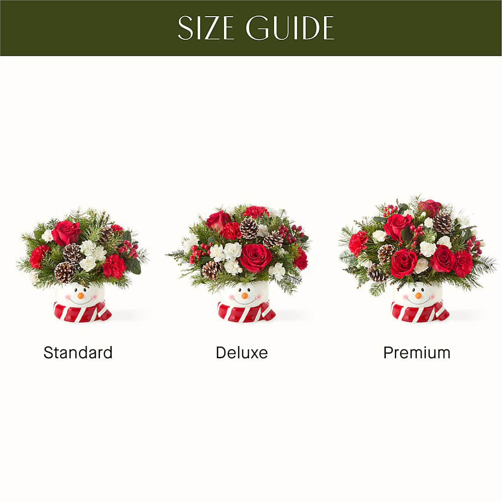 Jolly Snowman Bouquet –  The Owls Nest Florist, York SC