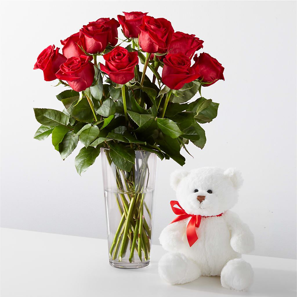 Romantic Long Stem Red Rose Bouquet Bundles –  The Owls Nest Florist, York SC