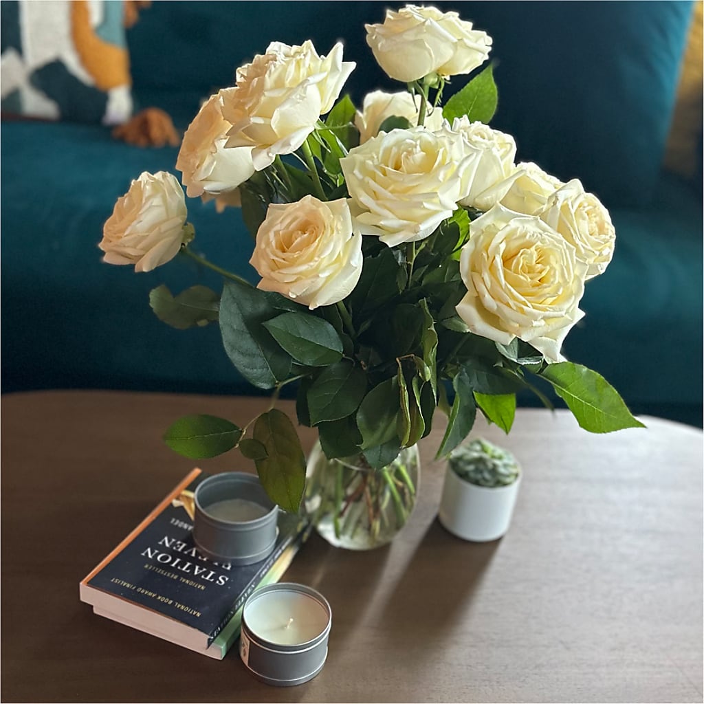 Long Stem Yellow Rose Bouquet –  The Owls Nest Florist, York SC