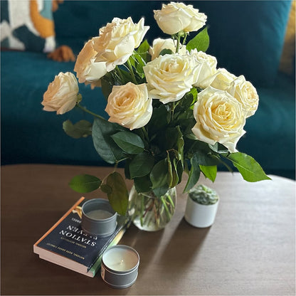 Long Stem Yellow Rose Bouquet –  The Owls Nest Florist, York SC