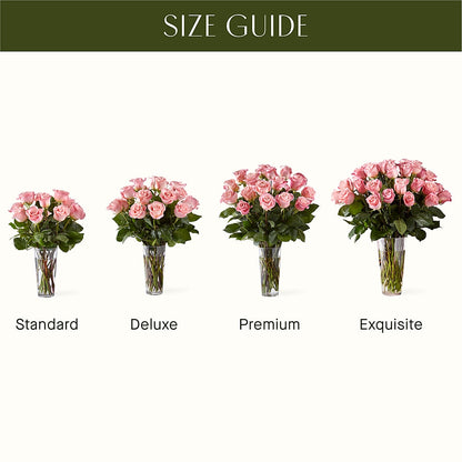 Long Stem Pink Rose Bouquet –  The Owls Nest Florist, York SC