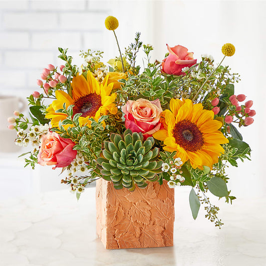 Sunflower Season Bouquet –  The Owls Nest Florist, York SC