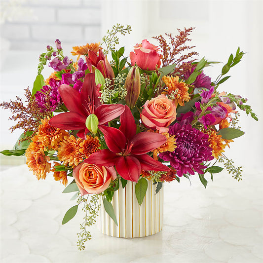 Burgundy Landscape Bouquet –  The Owls Nest Florist, York SC