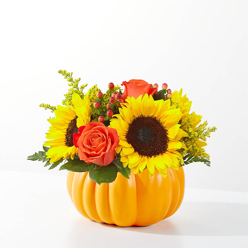 Pick of the Patch Pumpkin Bouquet –  The Owls Nest Florist, York SC