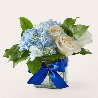 Sky Blue Delight Bouquet –  The Owls Nest Florist, York SC