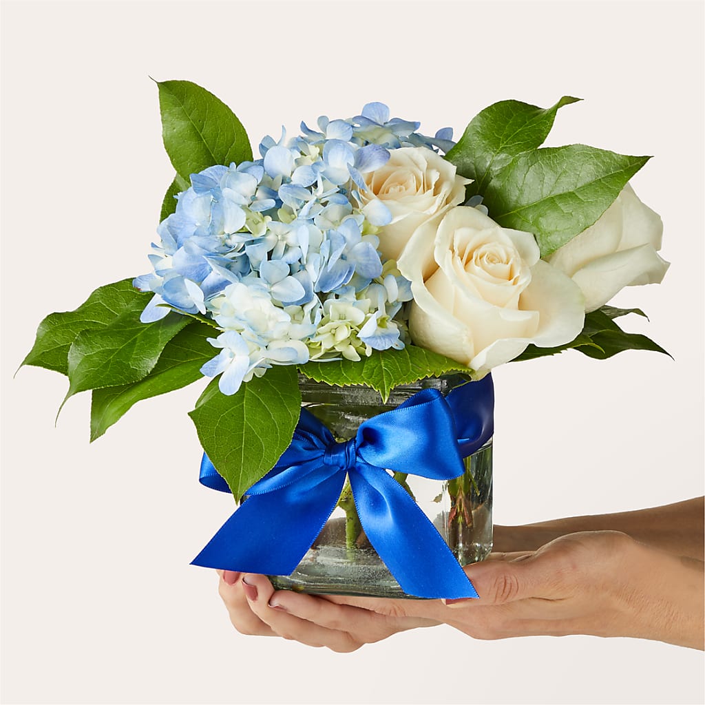 Sky Blue Delight Bouquet –  The Owls Nest Florist, York SC
